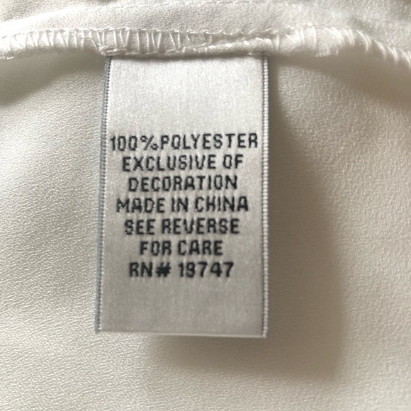 COUNTERPARTS Cream Women”s Top Sz M - Picture 9 of 9